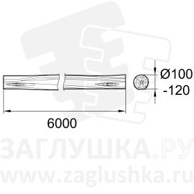 ЗГТ100-120 полисад 6м