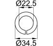 Схема DIN127-M22
