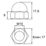 DIN1587-M10