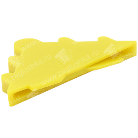 Пластиковый уголок для защиты ДСП или фанеры толщиной до 2 мм