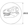 Sclpt Dino Head