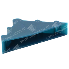 Пластиковый уголок для защиты ДСП или фанеры толщиной от 10 до 12 мм