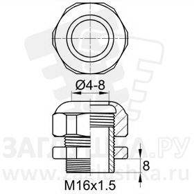 PC/M16x1.5/4-8