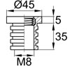 Схема ILTFA45x1,5-2 M8