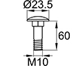 Схема DIN603-M10x60