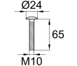 Схема DIN603-M10x65 A2